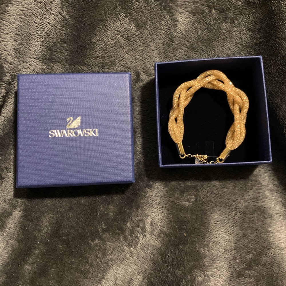 Swarovski Stardust Gold Bracelet Crystal *NEW!*